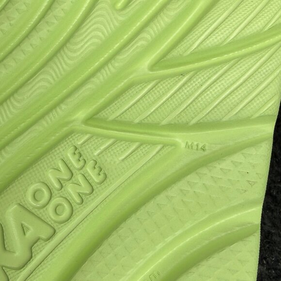 Hoka Ora Recovery Slide Sandals Men\'s Size 14 Neon Yellow Athletic Running Beach main image 6